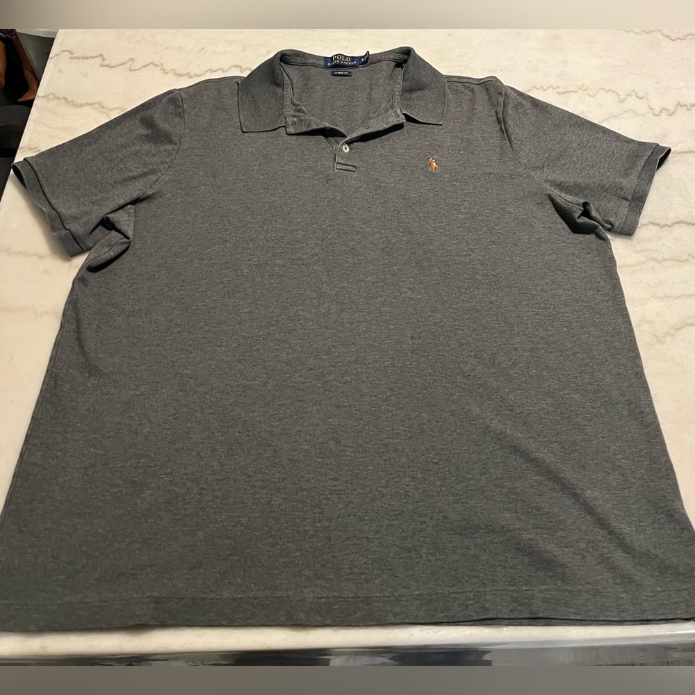 NWOT Polo by Ralph Lauren Charcoal Polo‎ Shirt